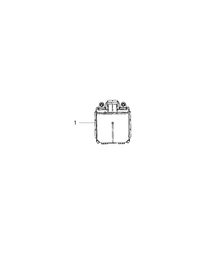 2020 Ram 3500 Module-Blind Spot Detection Diagram for 68442393AE