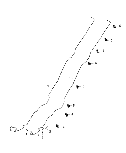 TUBE-BRAKE Diagram for 68203808AC