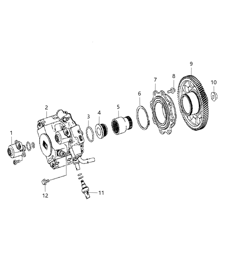 2012 Dodge Caliber Fuel Injection Pump Diagram