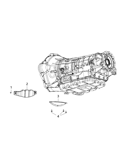 2020 Ram 2500 Mounting Covers And Shields Diagram