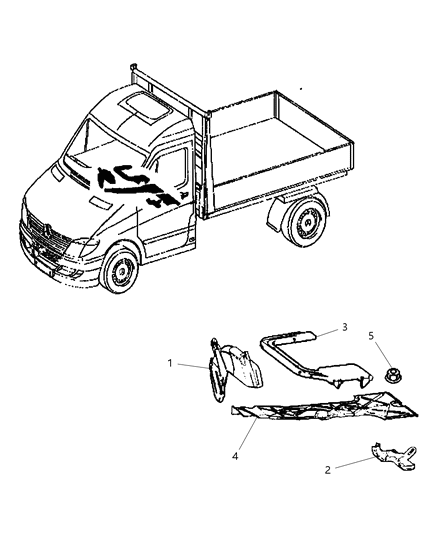 2009 Dodge Sprinter 3500 Duct-Cable Diagram for 68061812AA