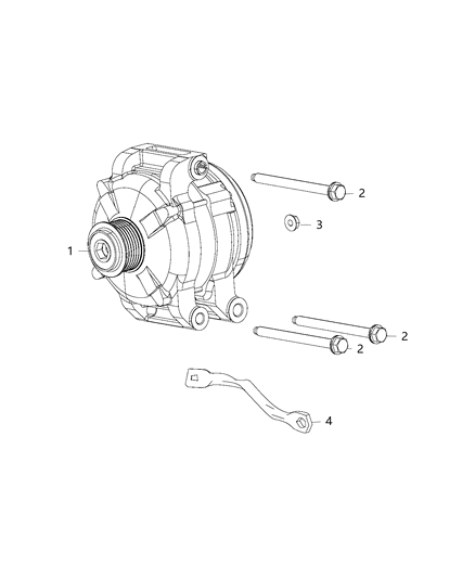 2016 Dodge Challenger Parts, Generator/Alternator & Related Diagram 2