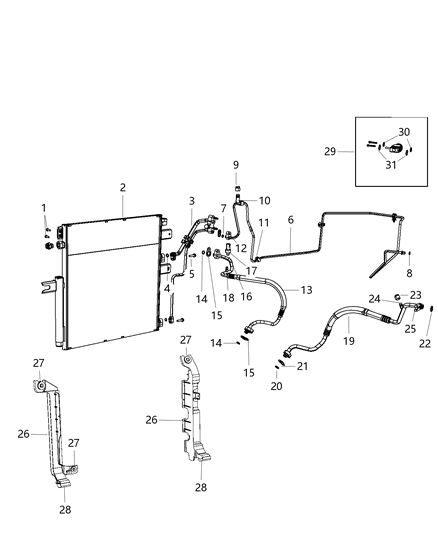 2017 Ram 4500 Bolt Diagram for 68210900AA