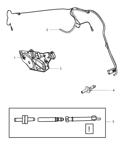 2009 Jeep Wrangler Rear Washer System Diagram