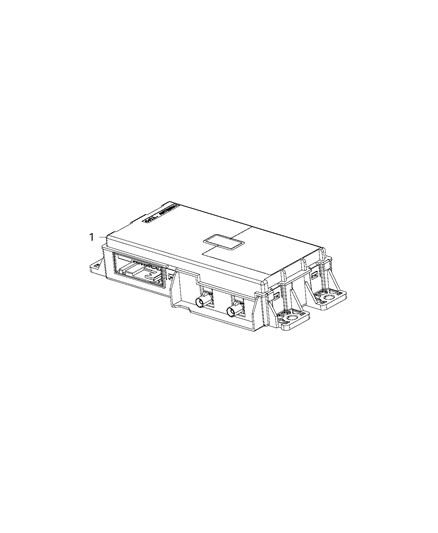 2018 Ram 1500 Module, Telematics Control Diagram