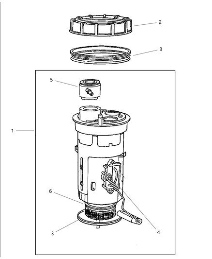 2002 Jeep Wrangler Fuel Module Diagram