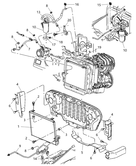 2003 Jeep Wrangler Bolt-HEXAGON Head Diagram for 154892AA