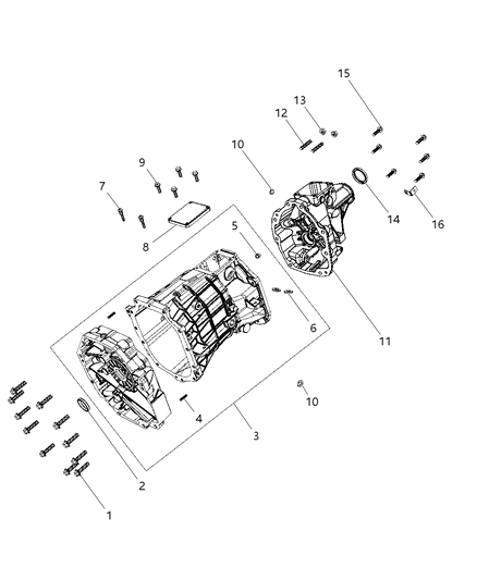 2008 Dodge Viper Case Diagram