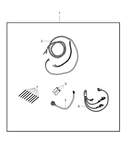 2008 Jeep Patriot Install-Off Road Light Diagram for 82210877AC