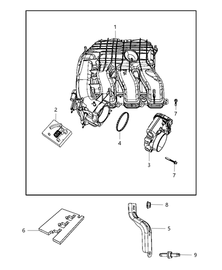 2011 Dodge Challenger Intake Manifold Diagram 1