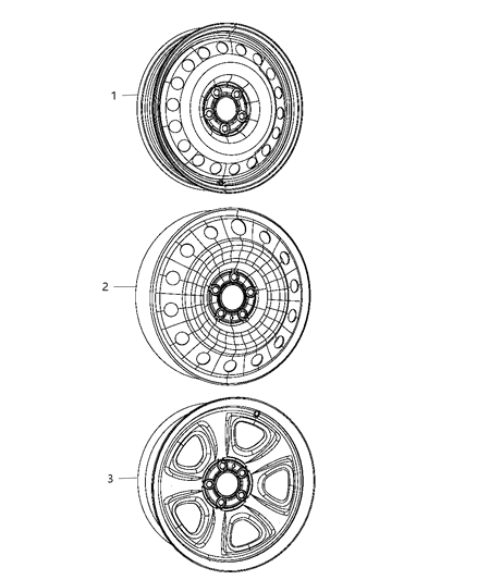 2012 Dodge Charger Spare Wheel Stowage Diagram