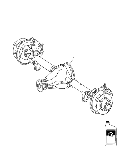 2009 Dodge Sprinter 2500 Rear Axle Assembly Diagram