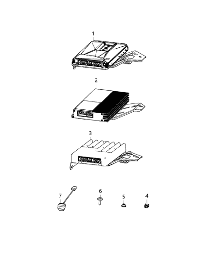 2021 Dodge Durango Amplifier Diagram for 68483259AC