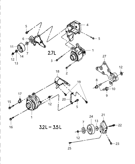 2000 Chrysler Concorde Alternator Diagram