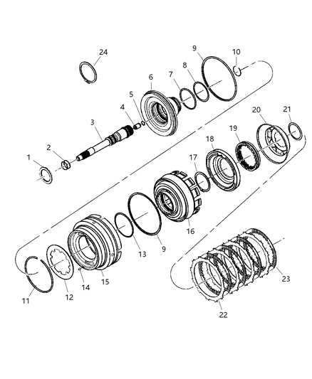 2006 Jeep Commander Input Shaft Diagram