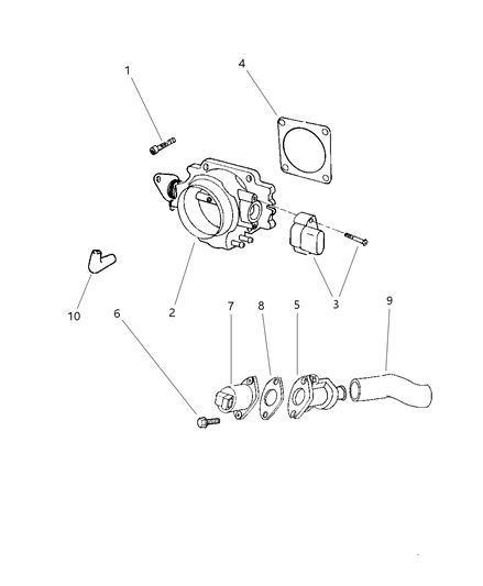 1998 Dodge Viper Throttle Body Diagram