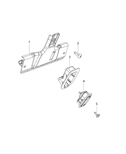 2021 Jeep Grand Cherokee Coat Hooks And Pull Handles Diagram 1