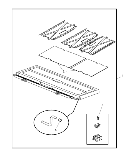 2004 Jeep Liberty Cargo Organizer Diagram