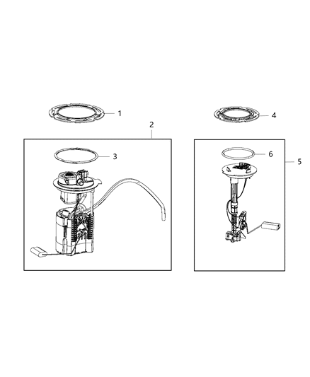 2015 Chrysler 200 Fuel Pump Module Diagram