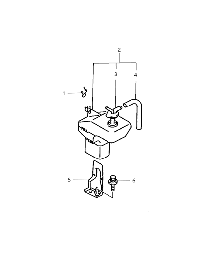 2005 Chrysler Sebring Coolant Recovery System Diagram