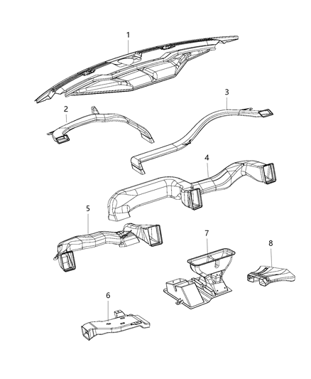 2014 Ram 5500 Ducts Front Diagram