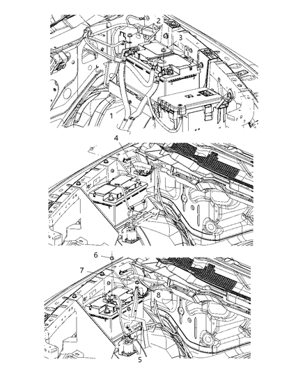 2011 Ram 3500 Battery Wiring Diagram for 68072705AA