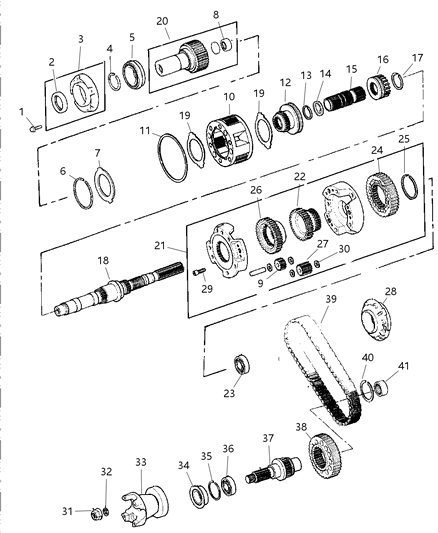 2002 Dodge Dakota Gear Train Diagram 2