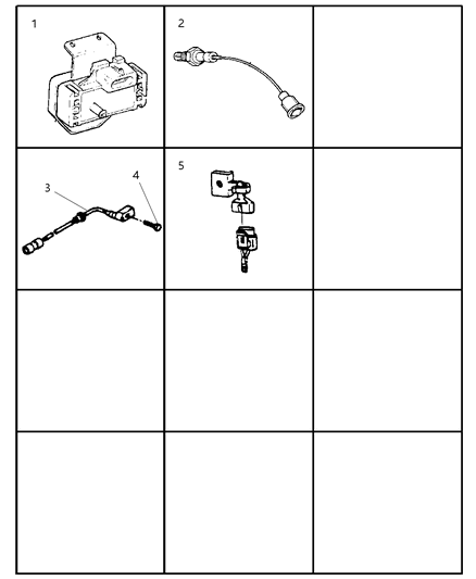 1997 Jeep Cherokee Sensors Diagram