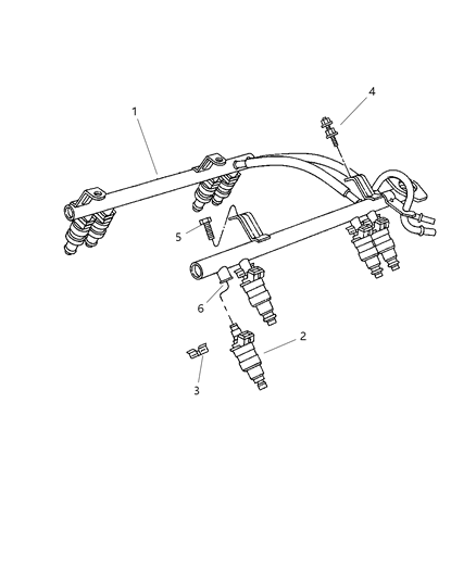 2006 Dodge Dakota Fuel Rail Diagram