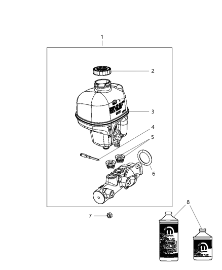 2010 Dodge Ram 2500 Brake Master Cylinder Diagram 2