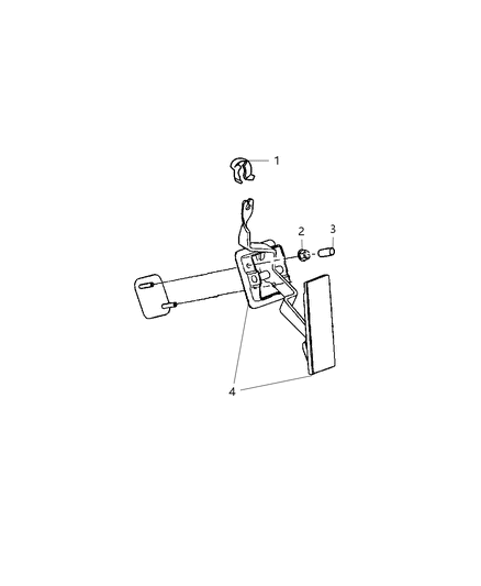 2010 Chrysler PT Cruiser Accelerator Pedal Diagram