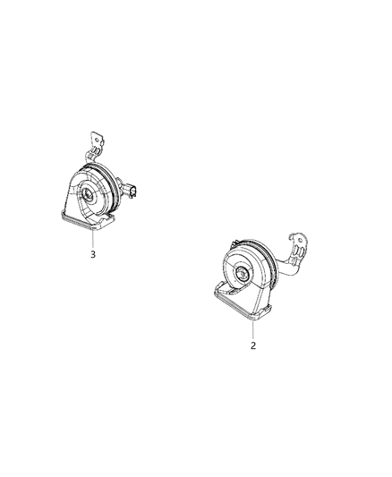 2020 Jeep Wrangler Horns Diagram