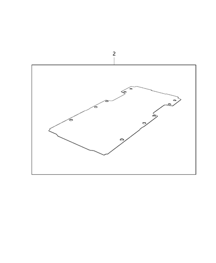 2014 Ram ProMaster 2500 Conversion Kit, Cargo Diagram 3