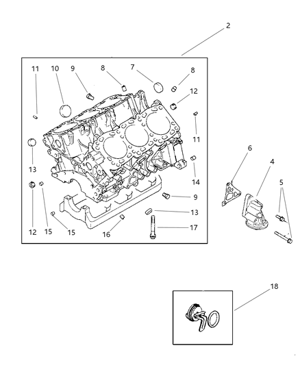 1997 Dodge Stratus Cylinder Block Diagram 3