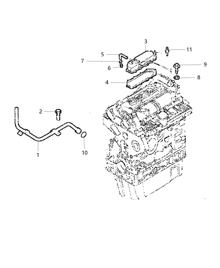 2021 Ram ProMaster 3500 Crankcase Ventilation Diagram 1