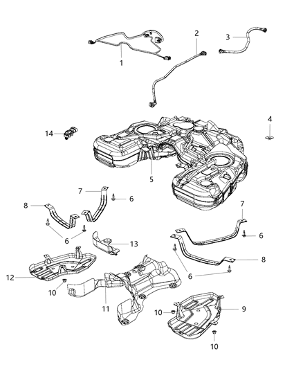 2018 Jeep Grand Cherokee Fuel Tank Diagram