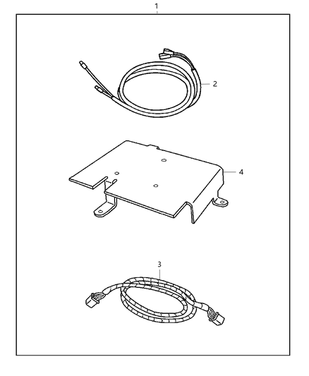 2006 Dodge Charger Install Kit - Satellite Receiver Diagram