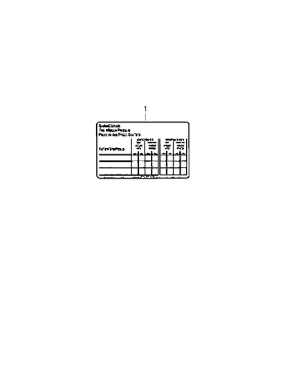 2008 Dodge Sprinter 3500 Tire Diagram