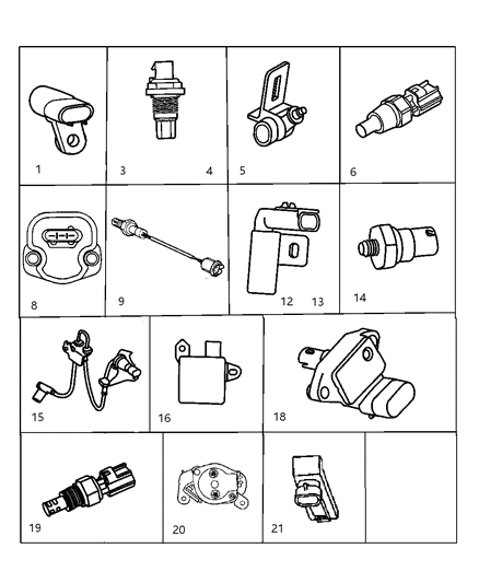 1997 Dodge Intrepid Anti-Lock Front Wheel Brake Diagram for 4695981