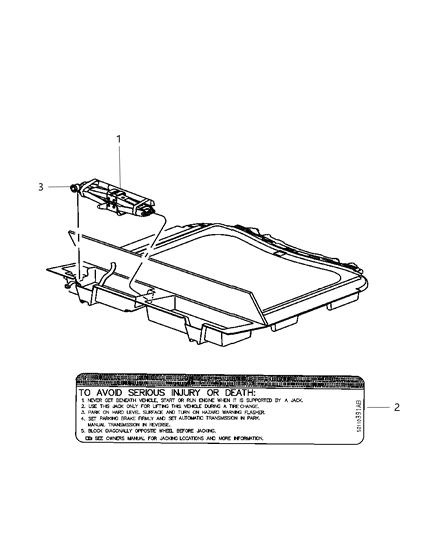 2008 Jeep Grand Cherokee Jack Assembly Diagram