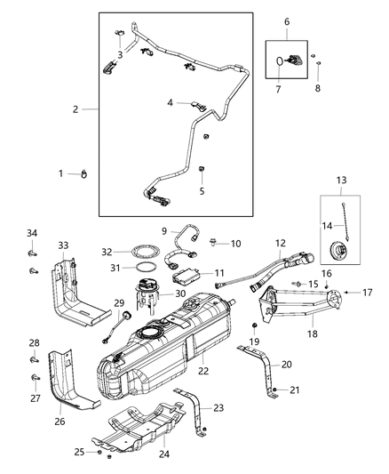 2013 Ram 3500 Diesel Exhaust Fluid System Diagram