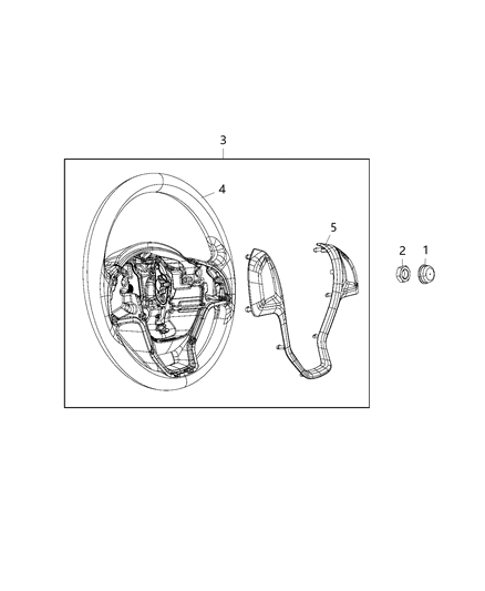 2015 Ram ProMaster City Steering Wheel Diagram