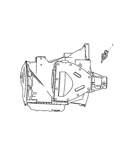 1999 Dodge Neon Sensors - Transmission Diagram