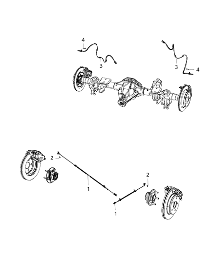 2018 Ram 1500 Sensors, Anti-Lock Brake Diagram