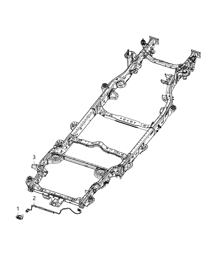 2020 Jeep Wrangler Wiring-Jumper Diagram for 68358102AB