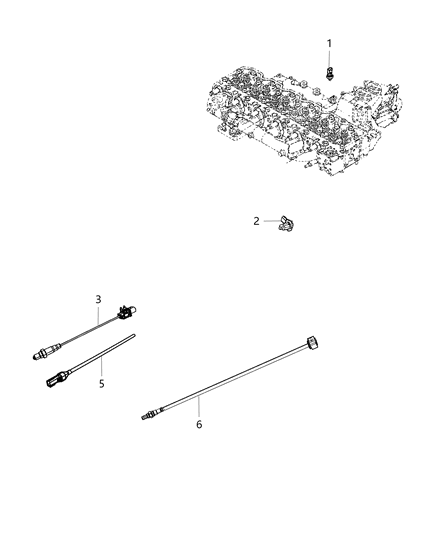 2013 Ram 2500 Sensors - Exhaust Diagram