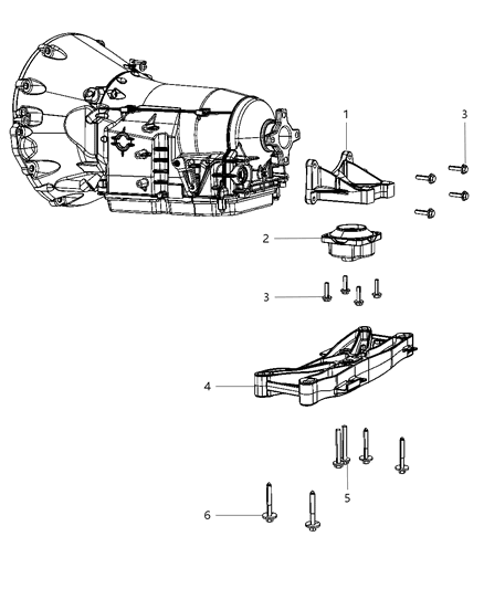 2009 Dodge Challenger Structural Collar Diagram 2