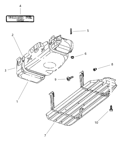 1998 Dodge Durango Fuel Tank Diagram