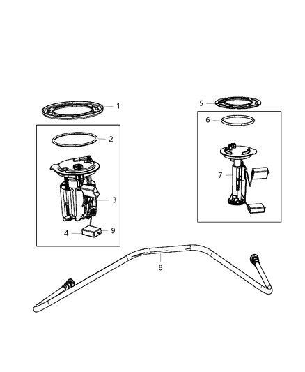 2016 Jeep Compass Fuel Pump Module Diagram