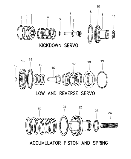 2003 Jeep Grand Cherokee Spring-Transmission ACCUMULATOR Diagram for 4531259